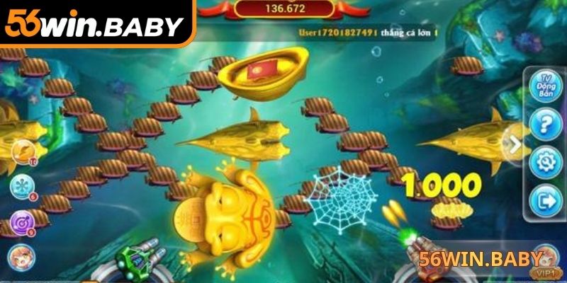 Bắn cá đổi thưởng thiết kế hiệu ứng chân thật