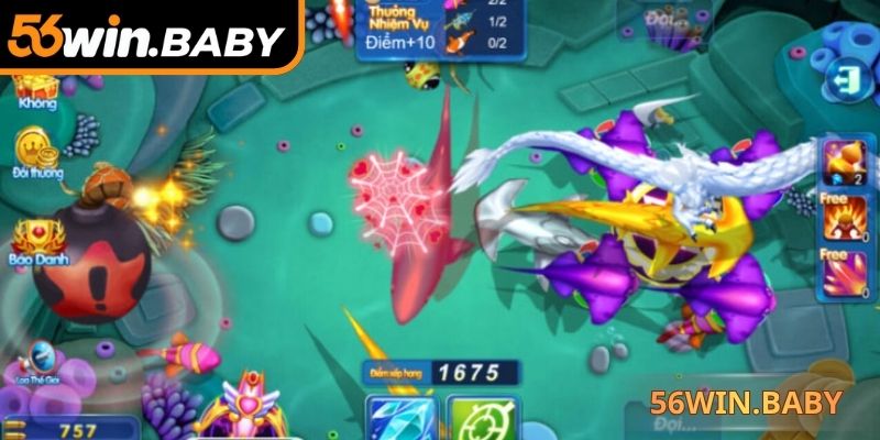 Bắn cá H5 sinh động với nhiều sinh vật thưởng cao